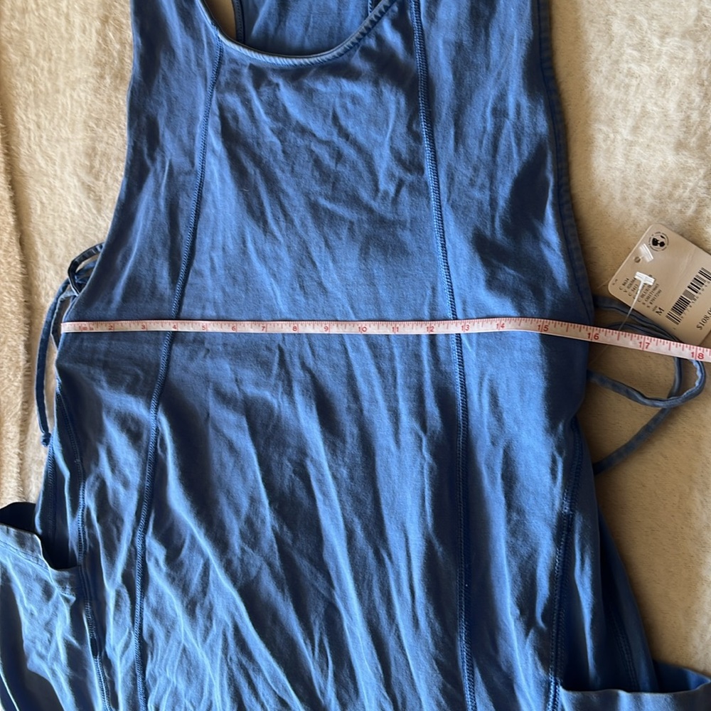 Free People Movement Infinity Onesie Swim Club Blue - Picture 6 of 14